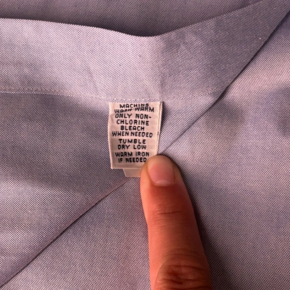Polo Ralph Lauren Button Down‎ Shirt Mens 16.5 Blue Classic Fit Oxford L/S